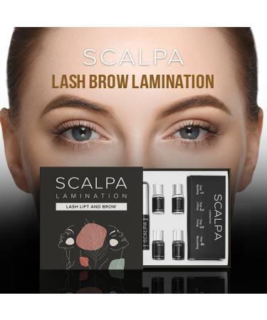 SCALPA Professional Lash Lift & Brow Lamination Kit - Semi-Permanent Eyelash & Eyebrow Perm Set - Buy Online on GoSupps.com