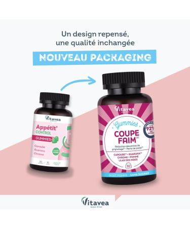 VITAVEA BIEN-ETRE - 30 Appetit'Control Sugar-free Gummies - Slimming Supplement - Supplement food - Cutting hunger Satiety  - Buy Online on GoSupps.com