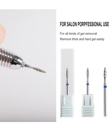 Professional Flame Diamond Carbide Cuticle Cleaning Drill Bit for Nails - 3/32 Efile Nail Art Tool 1PCS - Buy Online on GoSupps.com