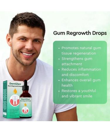 Plbrez 30 ml Gum Re-Grow Drops - Fast Relief for Mouth Wounds Gum Treatment and Pharyngitis | Antibacterial Formula - Buy Online on GoSupps.com