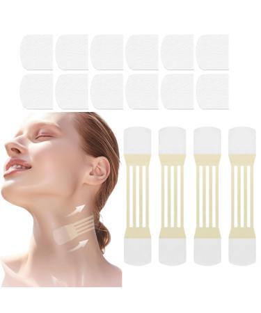 Neck Lift Tape Neck Tape Lifting Instant Invisible 20pcs Strong Adhesive Neck Tightening & Firming Tapes for Women Neck Face and Jaw Reusable & Waterproof for Daily Use Special Occasion & Gift Giving Medium