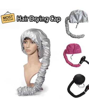 Dryer Cap Hair Dryer Hair Curlers-Hooded Hand Free - Silver 1Pcs - Buy Online on GoSupps.com