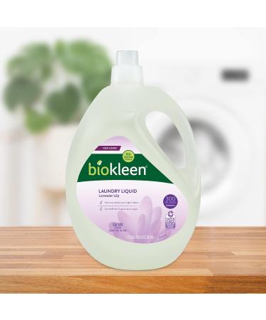 Biokleen Natural Laundry Detergent - Lavender - 150 Fl Oz. - Buy Online on GoSupps.com