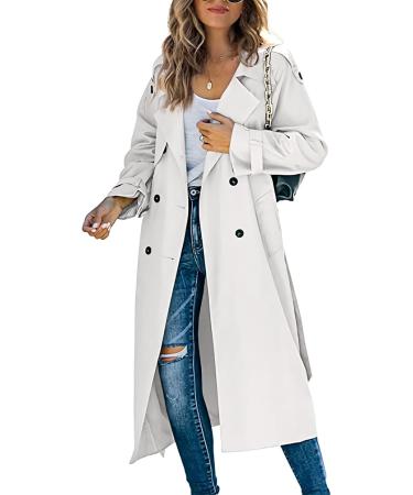 Warm Women's Quilted Winter Jacket | Long Fleece Down Coat | Stylish Teddy Jacket in Black & White - Buy Online on GoSupps.com