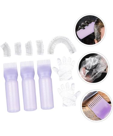 ABOOFAN 1 Set Bleach Kit Hair Dye Kit Hair Bleach Hair Dying Accessory Kit Bleach Hair Kit Hair Coloring Tools Hair Dye Gloves Root Comb Applicator Bottle Portable Purple Plastic Earmuffs 6.9x4.8cm Purple - Buy Online on GoSupps.com