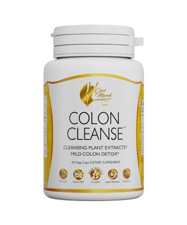 Coc March N.M.D Colon Cleanse Fiber Supplement with Probiotics for Digestive & Gut Health Support for Women & Men Gluten Free, Dairy & Soy Free, Keto Friendly 15 Day Cleanse, 60 Veg Capsules