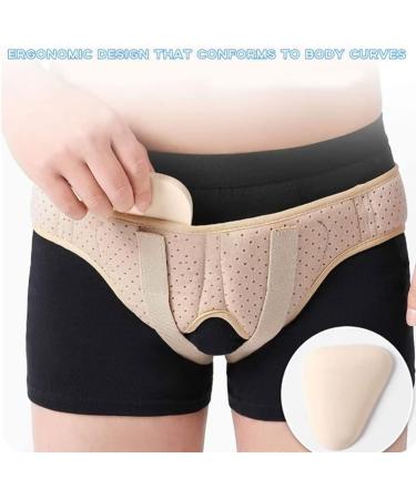 ZWEBY Hernia Belt for Men | Adjustable Inguinal & Sports Hernia Support Truss | XL | Breathable Material & Removable Compression Pads - Buy Online on GoSupps.com