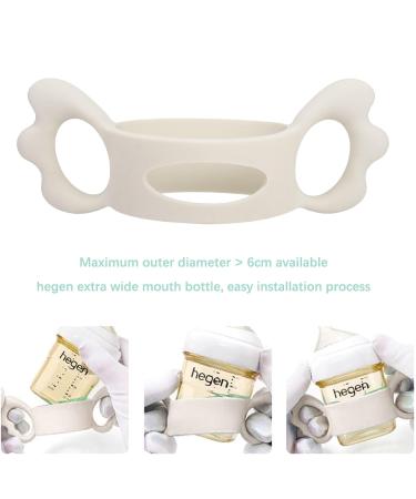 Buy 2PC Silicone Bottle Handles for Baby Bottles | Ergonomic Holder for Feeder Care | Fits 6cm+ Diameter Baby Bottles - Buy Online on GoSupps.com