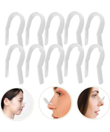 Lot de 10 Pinces Correctrices en Plastique Forme U pour Affiner et Redresser L Ar te Nasale Accessoire de Beaut Solide Dispositif Correcteur Discret Usage Quotidien et S ances - Buy Online on GoSupps.com