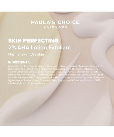 Buy Paula's Choice Skin Perfecting 8% AHA Lotion - Glycolic Acid Exfoliator for Normal to Dry Skin | Minimize Folds Pigment Spots & Pimples - 100 ml | International Shipping Available - Buy Online on GoSupps.com