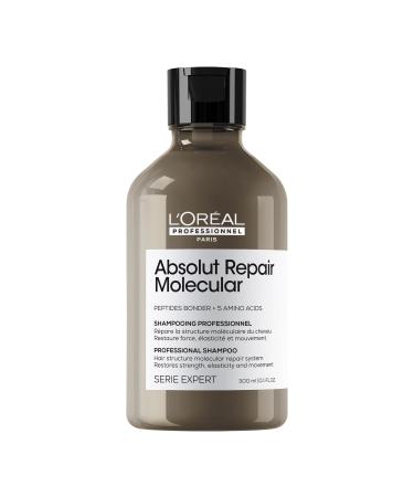 L'Or al Professionnel Shampoo for structured hair for molecular depth repair with peptide bonder and 5 amino acids series expert absolutely Repair molecular shampoo unparked 300 ml (1 Pack) - Buy Online on GoSupps.com