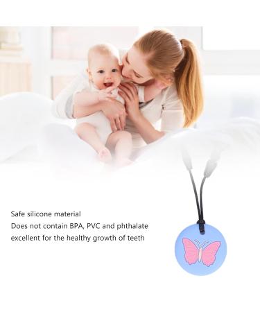 Colonet Sensory Chewing Chain - Safe Silicone Chew Toys for Relief & Growth | Easy to Clean 2 Pieces (Sky Blue) - Buy Online on GoSupps.com