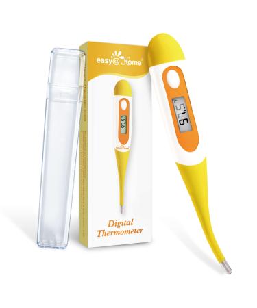 Digital Oral Thermometer for Fever Adults: Rectal, Underarm & Mouth, Accurate & Fast, EasyHome Body Medical Temperature Thermometer for Baby Kids & Adult, EMT-021N-Yellow. - Buy Online on GoSupps.com