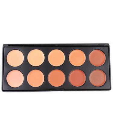 FantasyDay 10 Color Long-Lasting High Opacity Concealer Palette | Full Coverage Contouring Makeup Gift Set with Applicator - Buy Online on GoSupps.com
