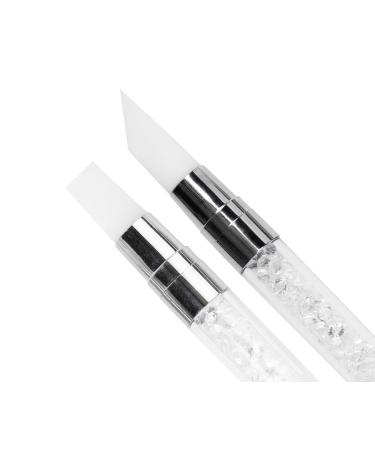 Emmi Nail Silicone Brush Set 5 Pcs for Gel Nails 3D & UV Art | Disinfected & Perfect for Color Gels - Buy Online on GoSupps.com