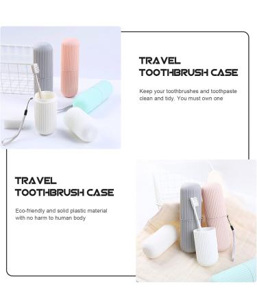 ULTNICE 3pcs Camping Toothbrush Case - Portable Toothbrush Holder & Cup Set for Travel Bathroom & Outdoors - Buy Online on GoSupps.com