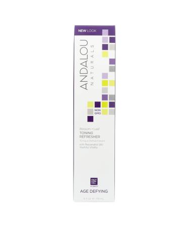 Andalou Naturals Blossom + Leaf Toning Refresher Balances pH Levels Hydrates and Soothes Irritated Dry Skin Contains Aloe Vera Geranium and Orange Leaf 6 Fl Oz