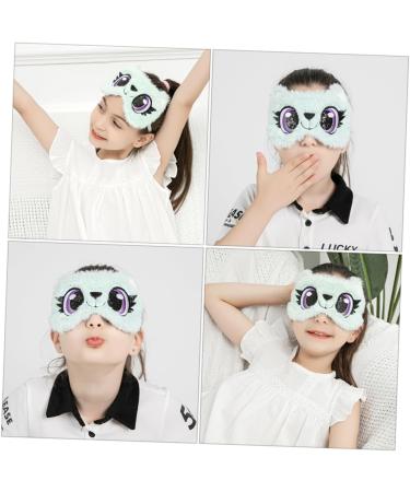 Homoyoyo Cache- il De Sommeil Peluche Portable Masque Pour Dormir Avec Grands Yeux Amusants Protection Pour Yeux Vert - Buy Online on GoSupps.com
