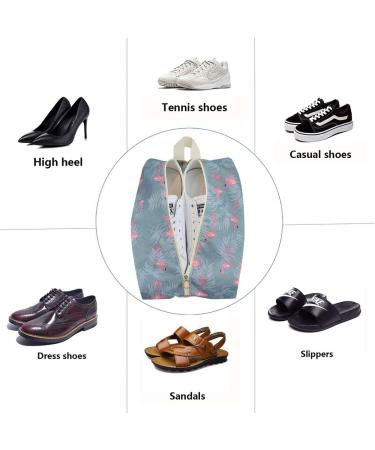 Waterproof Travel Shoe Bags with Handle for Men & Women - Set of 8 | Pattern 1 - Buy Online on GoSupps.com