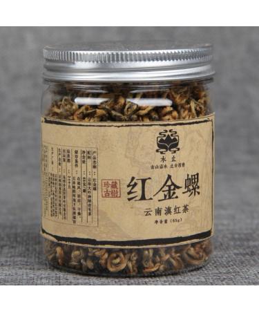 HQZM Klassieke Chinese Fengqing Dianhong Jinluo Biluochunknop Zwarte TheeDianhong Zwarte Thee 65g - Buy Online on GoSupps.com
