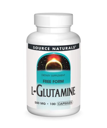 Source Naturals L-Glutamine 500 mg 100 Capsules