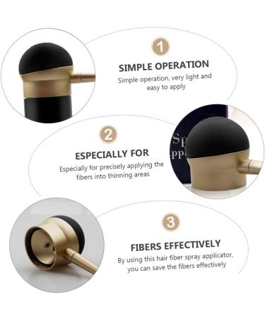 FRCOLOR Reissue Nozzle Hair Styling Tools Hair Fiber Applicator Hair Building Sprayer Modeling Hair Organ - Buy Online on GoSupps.com