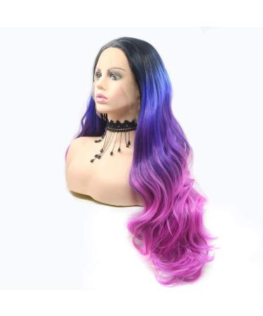 Handmade Lace Hairpieces Wig for Women - Gradient Color Long Curls | GJBXP Wigs for Daily & Party Use - Buy Online on GoSupps.com