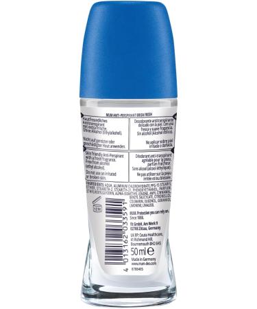 Mum Brisa Fresh Roll On Deodorant - Brisa Fresh - Pack of 6 - 50ml - Buy Online on GoSupps.com