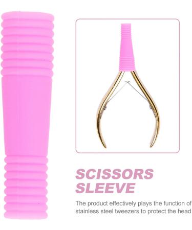 Beaupretty 6pcs Grafting Tools Set with Scissors, Tweezers, and Nail Sleeves - Non-slip, Practical, Anti-Slip Covers for Eyelashes and Nails - Buy Online on GoSupps.com