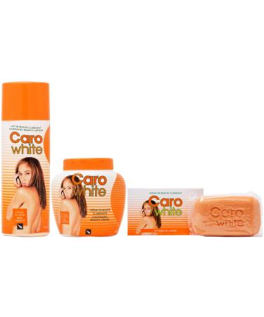 Caro White Set-3 (Lotion 10.14oz + Cream 10.14oz + Soap 6.3oz)