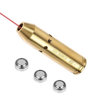 EZshoot Bore Sight 223 5.56mm / .243, 308/30-06/25-06 / .270 Laser Sight Red Dot Boresighter with Batteries .243 / .308