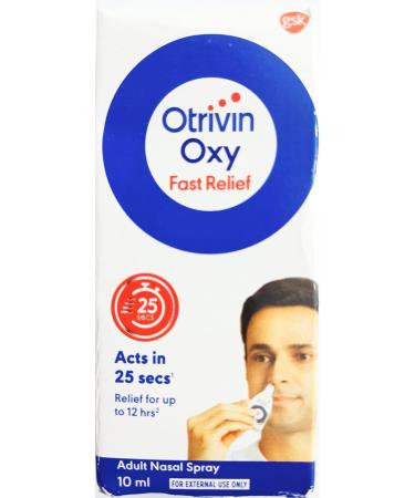 Exportmart Otrivin Oxt Fast Relief Adult Nasal Sprey for Blocked Nose 10ml (1 x 10ml) - Buy Online on GoSupps.com