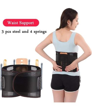Lower Back Braces for Back Pain Relief - Compression Lumbar Support Belt for Men Women Lumbar Support Waist Backbrace for Herniated Disc Sciatica Scoliosis (Color : Black Size : Large) ((Black SMA Black Small - Buy Online on GoSupps.com