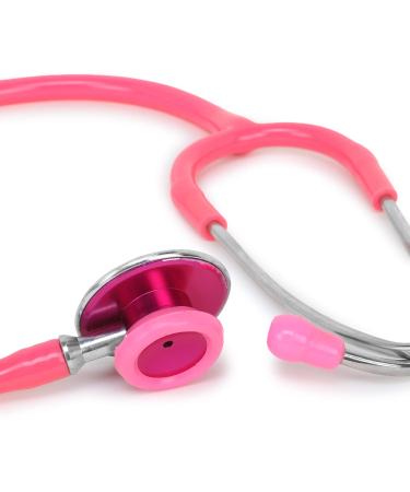 Acoustic Stethoscope for Doctors & Students | Lightweight Flexible Soft Ear Knobs | Pink Edition - Shop Internationally - Buy Online on GoSupps.com