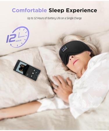 LC-Dolida 3D Bluetooth Sleep Mask & Headphones | Perfect for Side Sleepers & Meditation - Ideal Gift - Buy Online on GoSupps.com