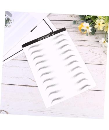 FRCOLOR 4 Sheets Makeup Stickers Eyebrows Transfer Stickers Brow Tatoo Eyebrow Stickers Simple 3d Cosmetic - Buy Online on GoSupps.com