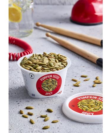 Buy Greek Premium Roasted Pumpkin Seeds - Spicy High Protein Vegan Gluten-Free - 6x85g | International Shipping - Buy Online on GoSupps.com