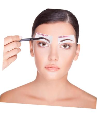 72pcs Eyebrow Stickers Eyebrow Drawing Kit Supplies Eyebrow Grooming Tool Make up Miss Eyebrow Card - Buy Online on GoSupps.com