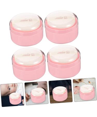 Kisangel Baby Powder 12 Pcs Body Powder Puff Box - Pink Compact Child Synthetic Sponge - Travel-Sized Baby Powder - Buy Online on GoSupps.com