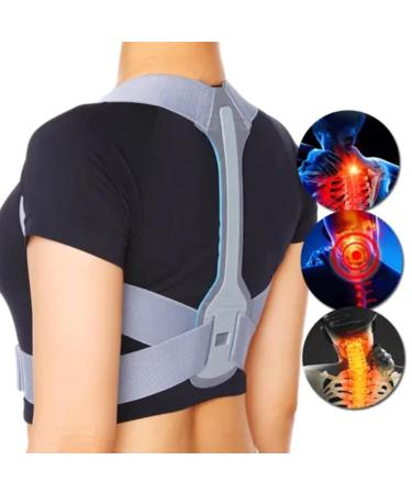 Straight Back Corrector | Adjustable Corrector Back Brace Back Support for Stretchy Corrector Belt Back Straightener Corrector - Buy Online on GoSupps.com