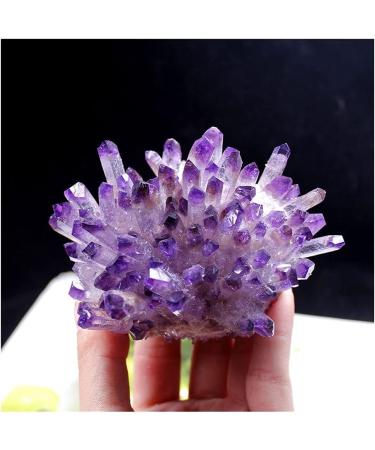 Crystal Rough Natural Crystal Rough 1pc Green Ghost Phantom Quartz Crystal Cluster Violet Rock Stones and Crystals ReikiSpecimen Synthetic QuartzCrystal (Size : About300-400g) - Buy Online on GoSupps.com
