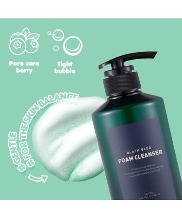 EUNYUL Blackseed Foam Cleanser 16.9fl.oz - Large Size Korean Facial Foaming Cleanser for Bright and Clear Skin | International Shipping Available - Buy Online on GoSupps.com