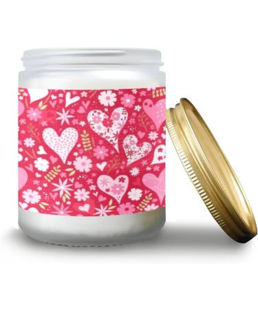 Orange Lemon Scented Candles - Aromatherapy Jar Candles Gift Set for Women 7 oz Long Lasting - Perfect Birthday Gift with Lovely Heart Pattern - Buy Online on GoSupps.com