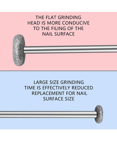 C12rtive 2Pcs Flat Nail Drill Bits Set - Diamond Carbide 3/32 - For Acrylic & Gel Nails - Dual Nail Form Removal - Buy Online on GoSupps.com