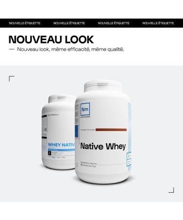 Nutrimuscle Whey Native 1 kg Chocolate - Whey Protein up to 80% protein per dose - 28.5 g protein per does - French milk - Bodybuilding and Fitness - Muscle Building - Buy Online on GoSupps.com