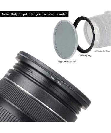 67mm-77mm Lens-Filter Step Up Adapter Ring (2 Pack) - Fire Rock Aviation Aluminum Alloy - Lens to Filter Hood Converter - Buy Online on GoSupps.com