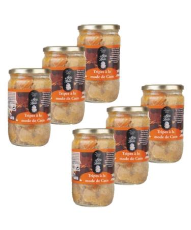Lot of 6x Caen-style tripe - 600g jar