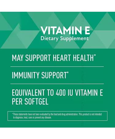 Members Mark Vitamin E (500 Count.) Softgels 180 mg (400 IU) | Antioxidant Support for Heart & Immune Health Gluten-Free - Buy Online on GoSupps.com