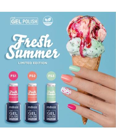  Andreia Andreia Professional - The Gel Polish - Solvent-free Gel - Limited Collection Colours (FS2 Mandarin Orange) - Buy Online on GoSupps.com