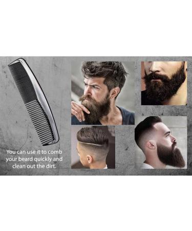 LUXXII (6 Pack) Men's Hair Beard Mustache Comb Set - 5 Pocket Combs for Sideburns - Buy Online on GoSupps.com
